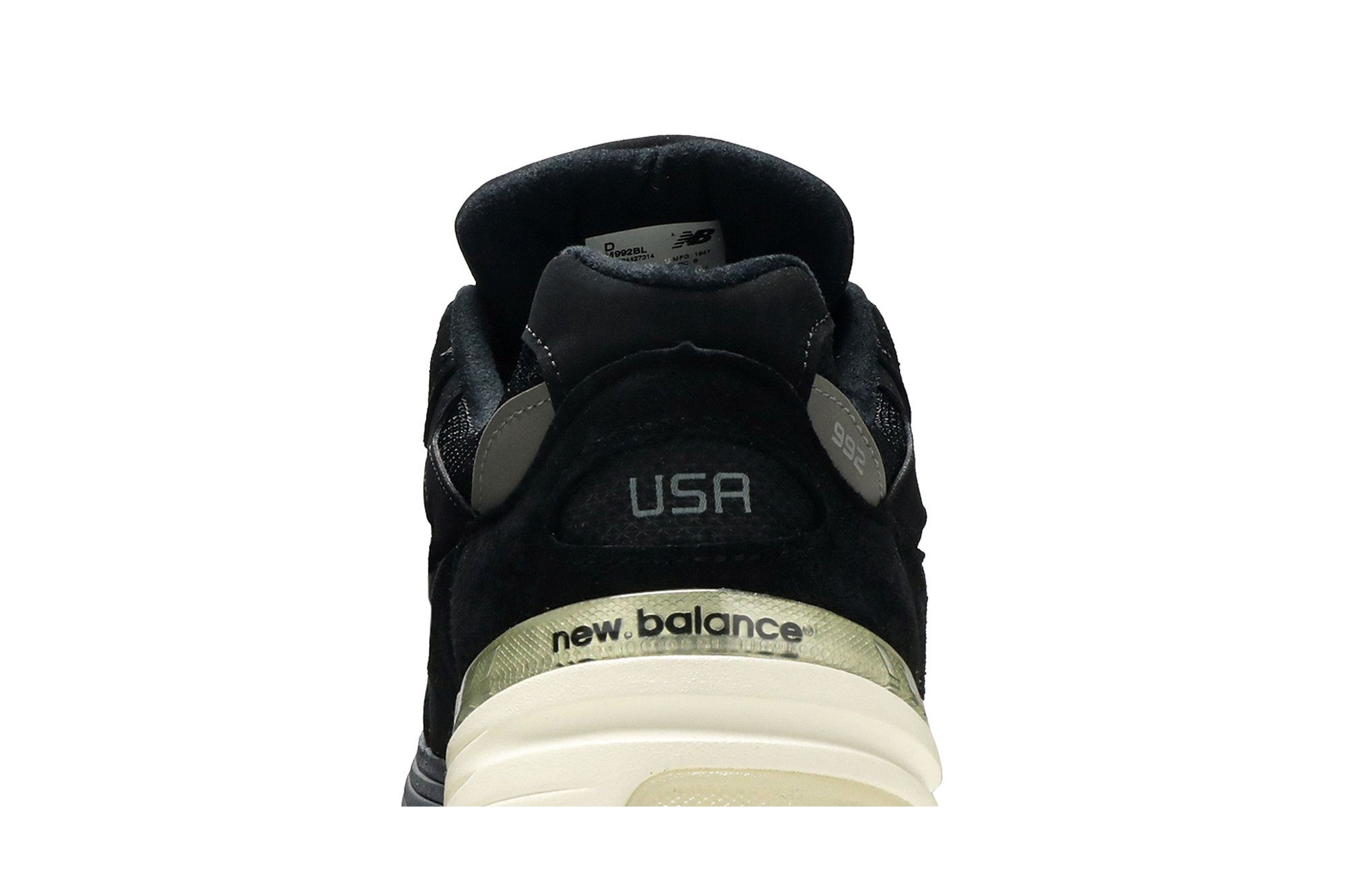 Buy New Balance 992 Made in USA 'Black Grey' - M992BL | GOAT