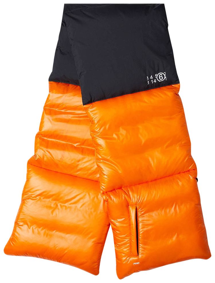 The North Face x MM6 Maison Margiela Nuptse Scarf OrangeBlack