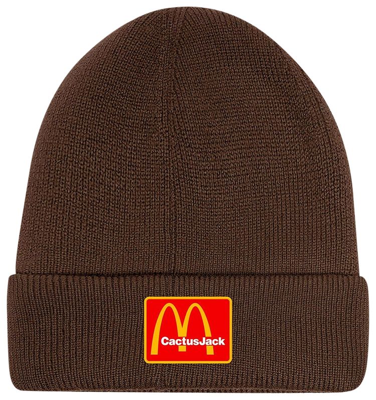 Cactus Jack by Travis Scott x McDonalds Arches Beanie Brown