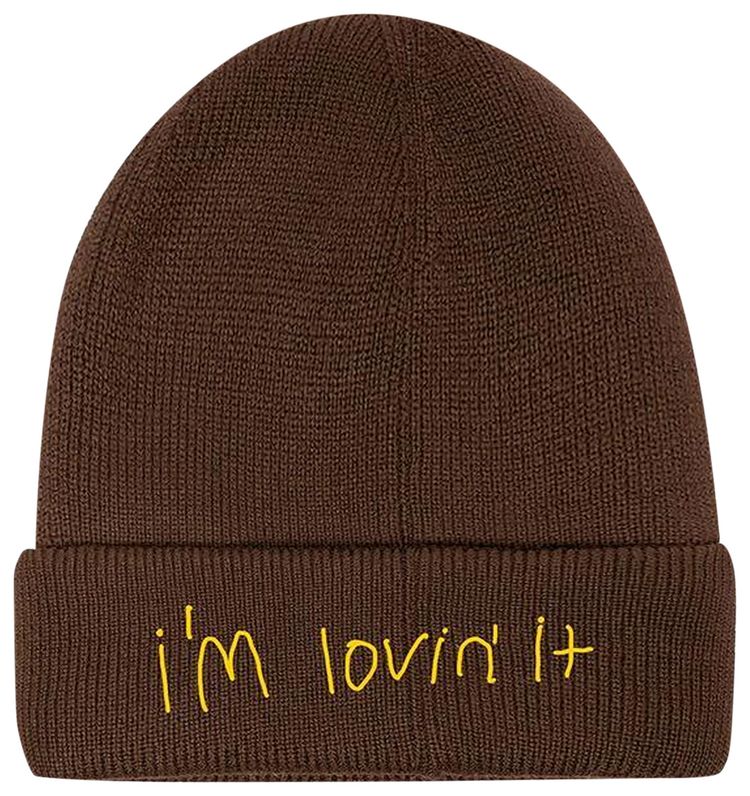 Cactus Jack by Travis Scott x McDonalds Arches Beanie Brown