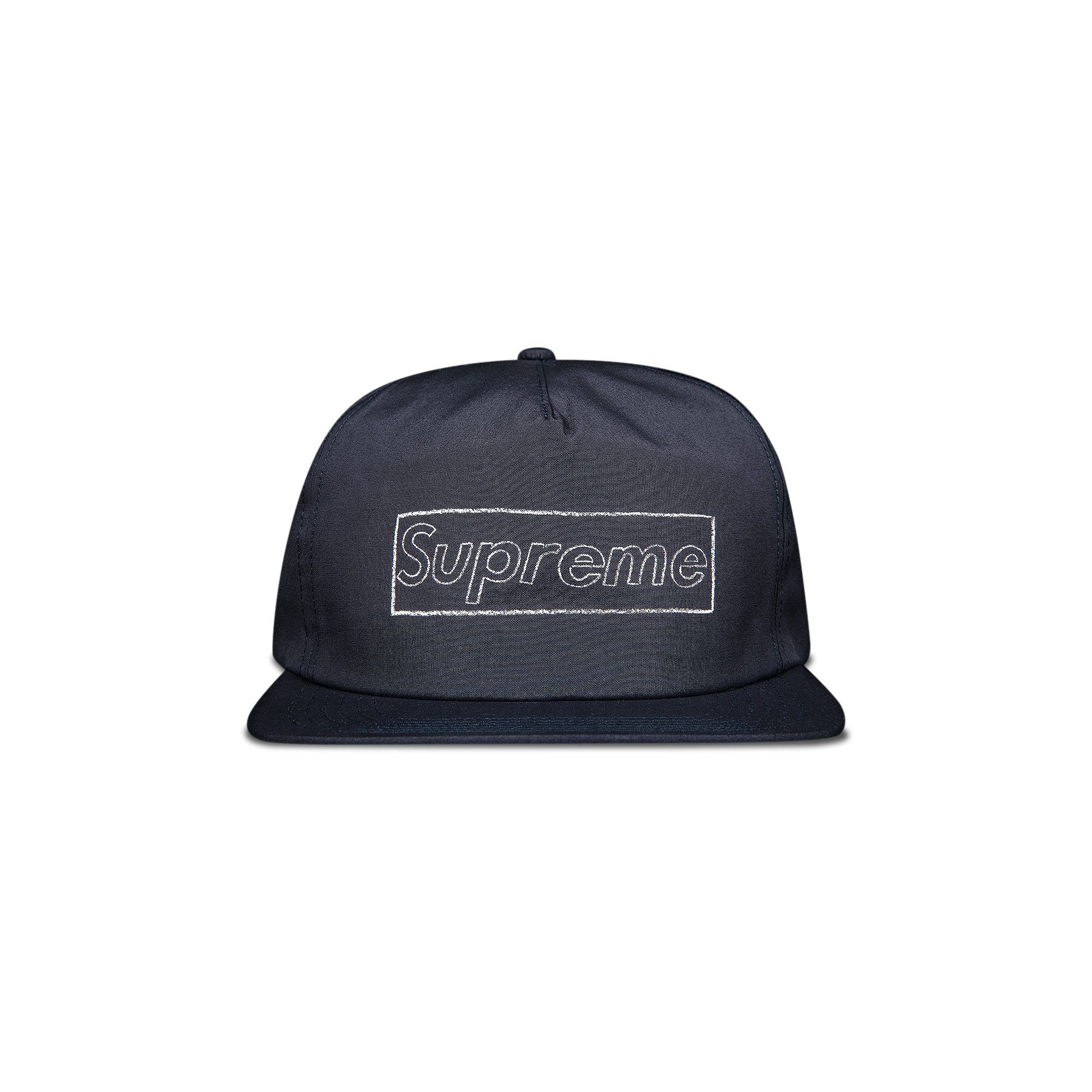 Buy Supreme x KAWS Chalk Logo 5-Panel 'Navy' - SS21H113 NAVY | GOAT