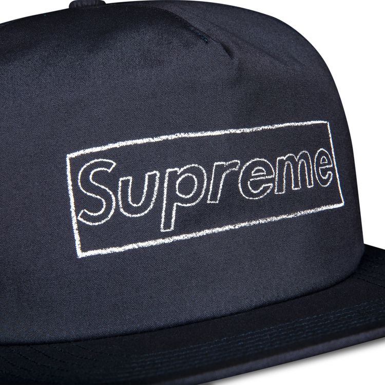 Supreme x KAWS Chalk Logo 5 Panel Navy