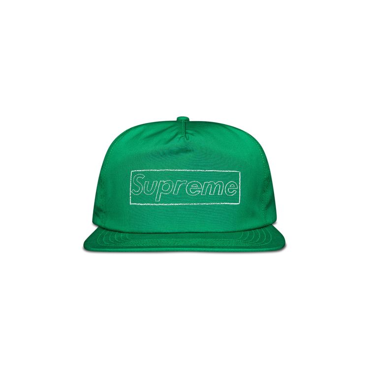 Supreme x KAWS Chalk Logo 5 Panel Green