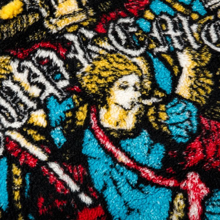 Supreme Saint Michael Fleece Jacket White