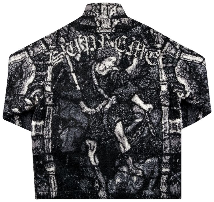 Buy Supreme Saint Michael Fleece Jacket 'Black' SS21J56 BLACK
