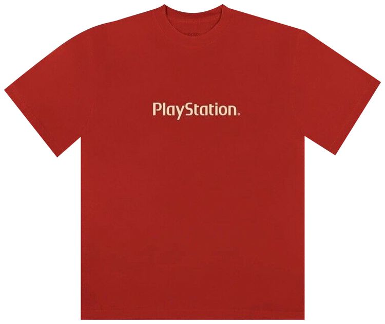 Cactus Jack by Travis Scott Motherboard Logo IV T Shirt Red