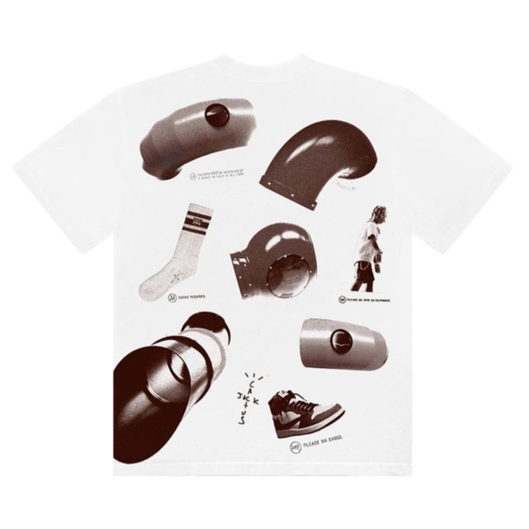 Cactus Jack by Travis Scott Rules T Shirt White