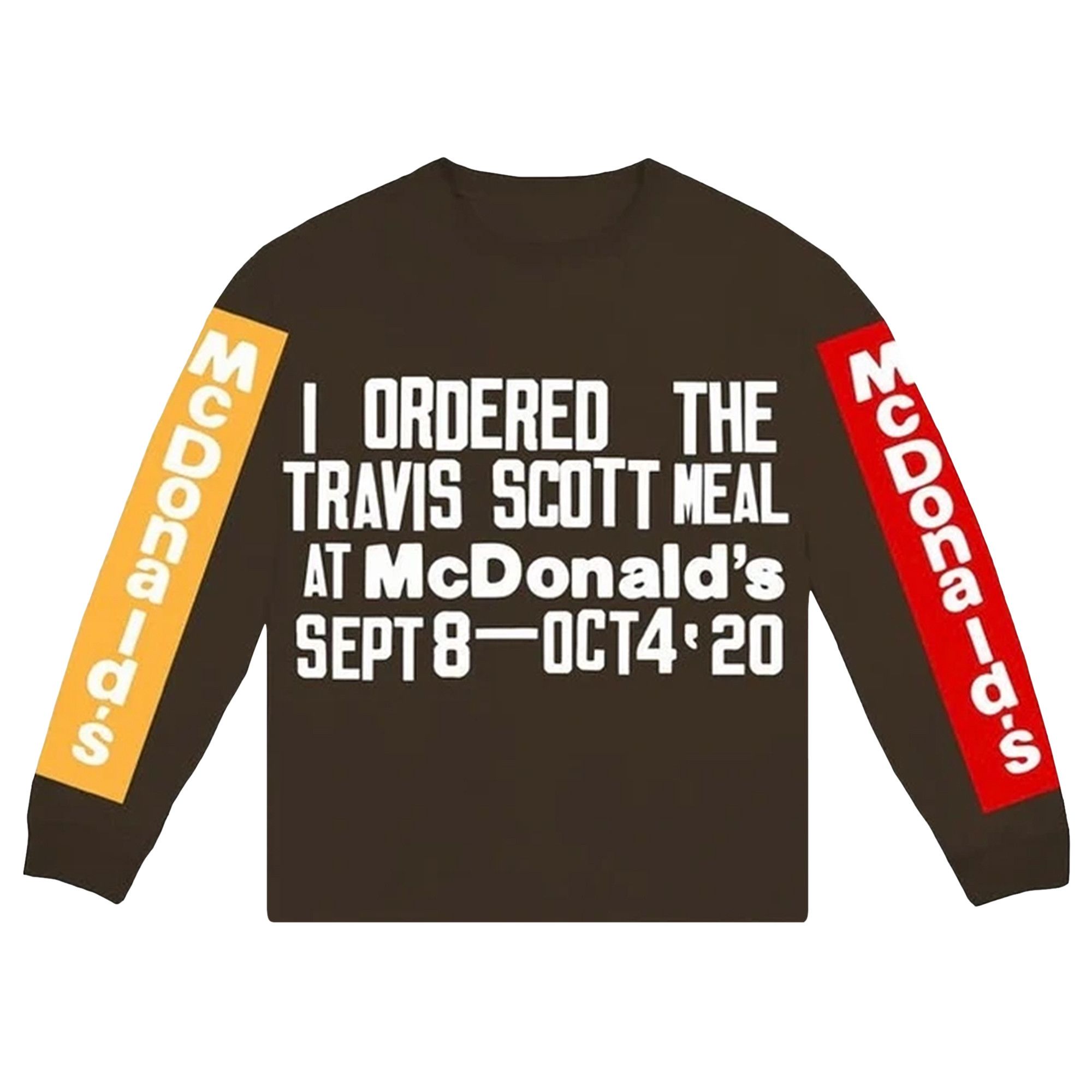 Size xl Cactus Jack by Travis Scott x Cactus Plant Flea Market Souvenir Long Sleeve T Shirt Brown