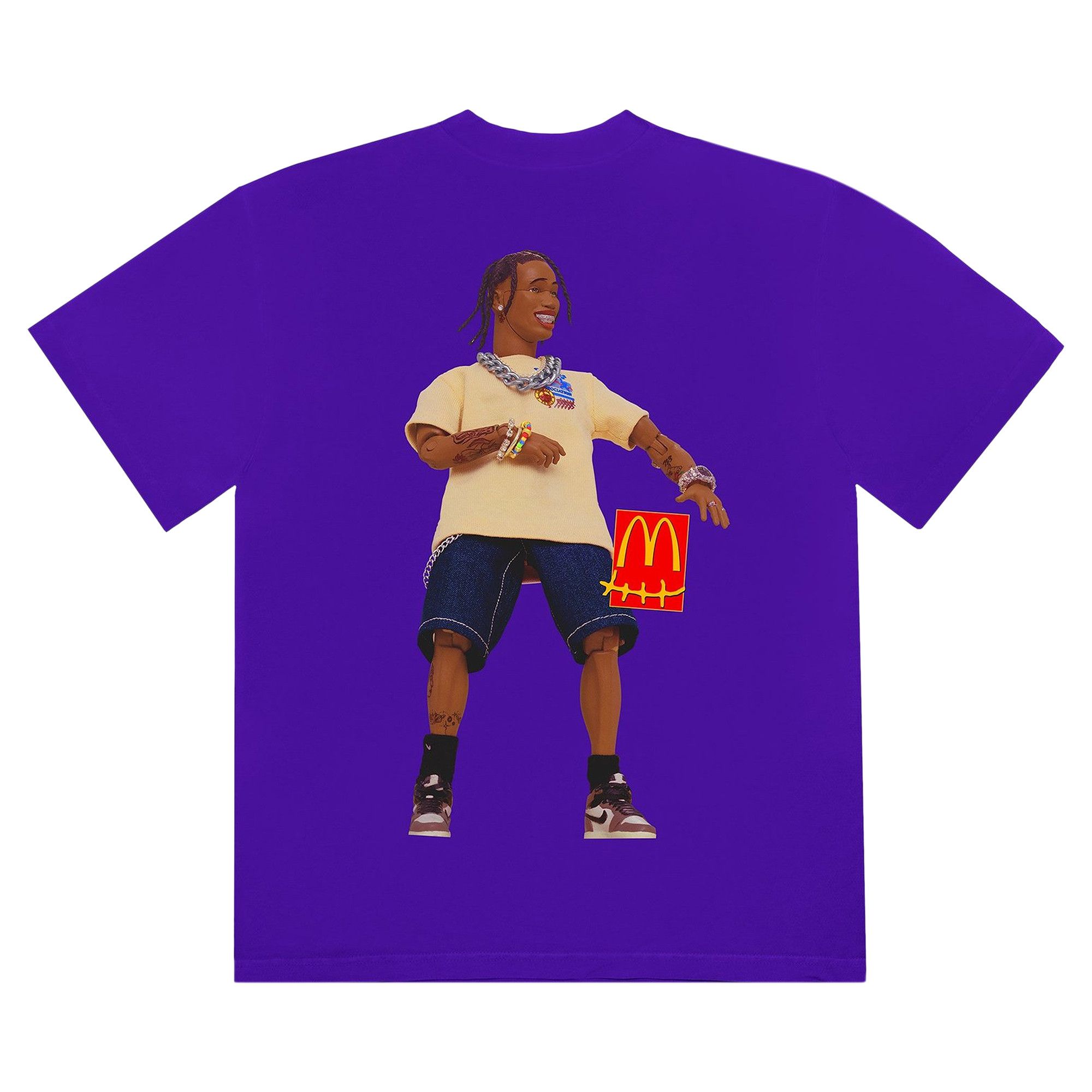 Tシャツ・カットソー Travis Scott x McDonald's Action Figure Series T-shirt Brand New Travis Scott X McDonalds Action Figure Series T