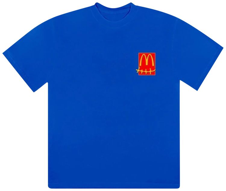 Cactus Jack by Travis Scott x McDonalds Action Figure Series III T Shirt Royal