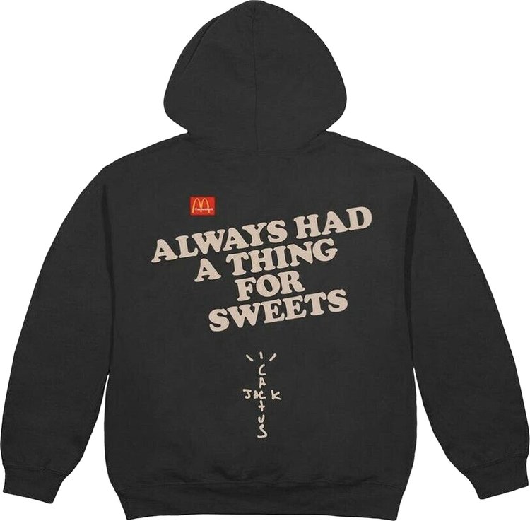 Cactus Jack by Travis Scott x McDonalds Apple Pie Hoodie Black