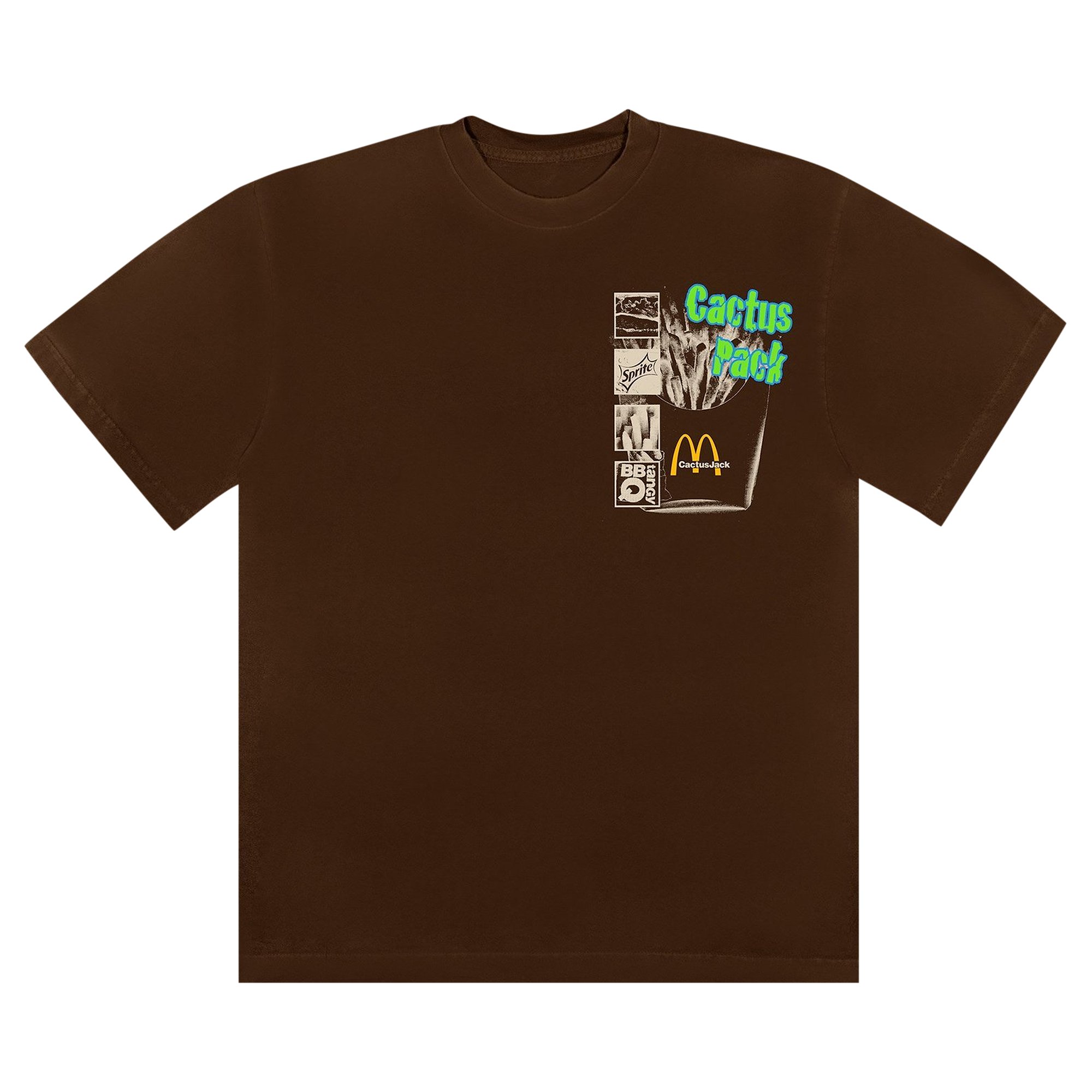 Cactus Jack by Travis Scott x McDonald's Cactus Pack Vintage Promo T-Shirt  'Brown'