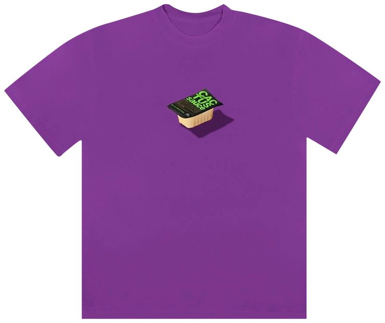Cactus Jack by Travis Scott x McDonalds Cactus Sauce T Shirt III Purple