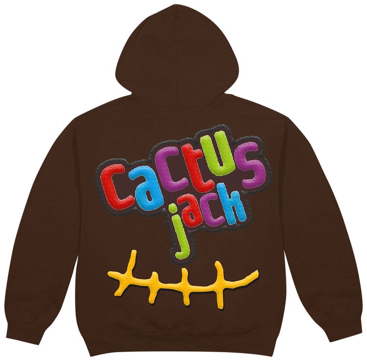 Cactus Jack by Travis Scott x McDonalds Smile Hoodie Brown