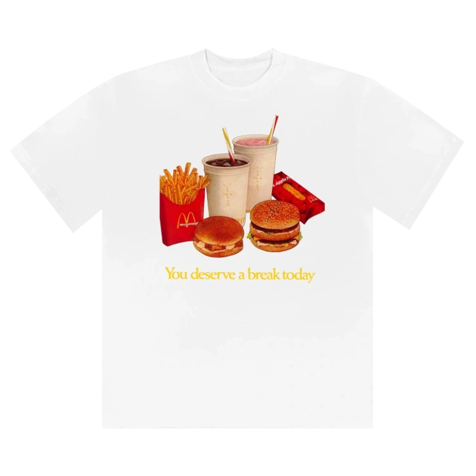 Buy Cactus Jack by Travis Scott x McDonald's Deserve A Break T