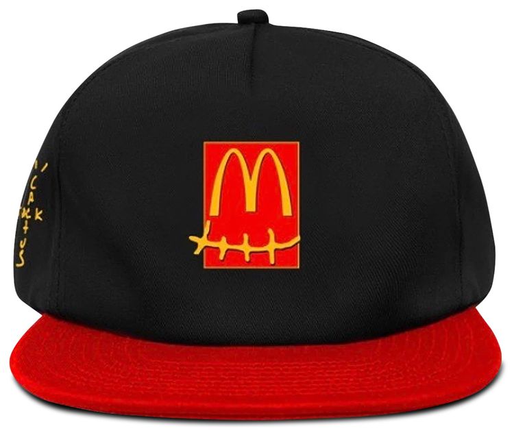 Cactus Jack by Travis Scott x McDonalds Smile Hat Black