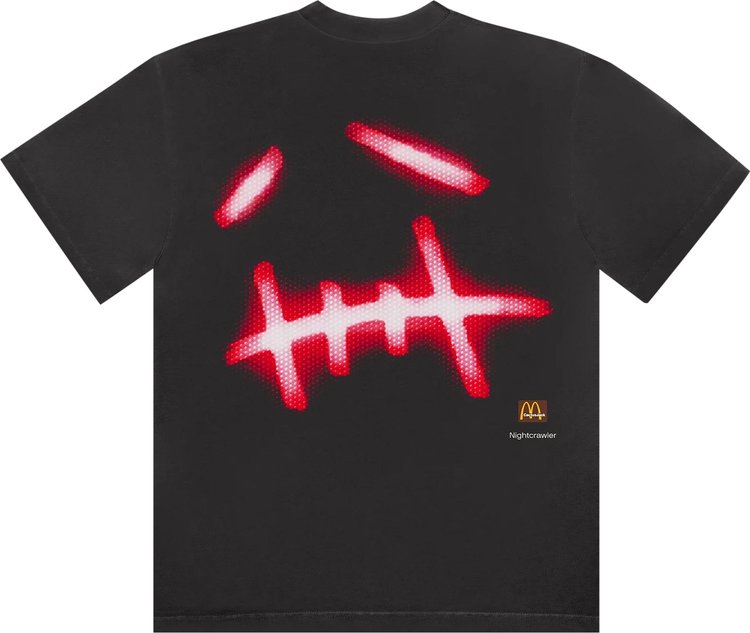 Cactus Jack by Travis Scott x McDonalds Order Here T Shirt Black