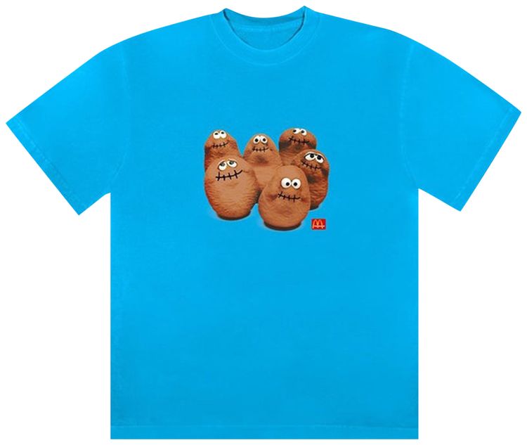 Cactus Jack by Travis Scott x McDonalds Squad T Shirt II Sapphire