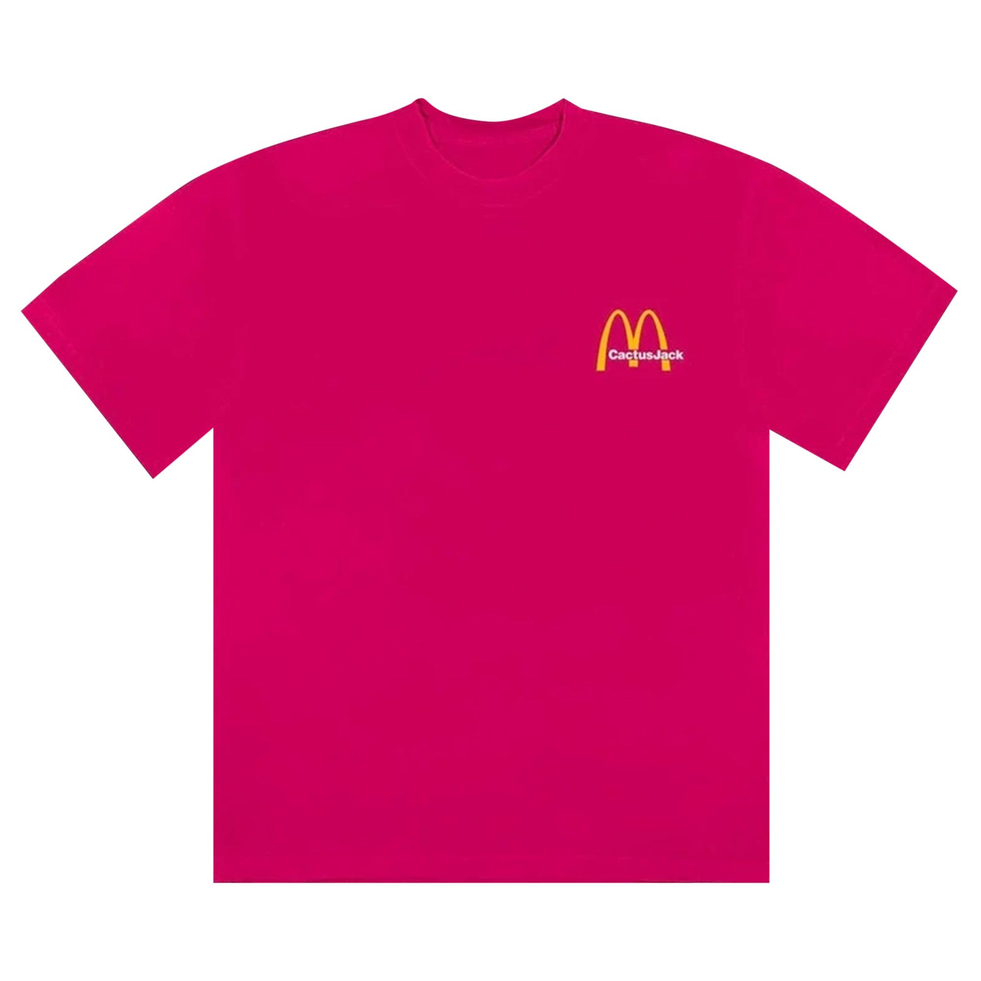 Size xl Cactus Jack by Travis Scott x McDonald's Vintage Action Figure II  T-Shirt 'Hot Pink'