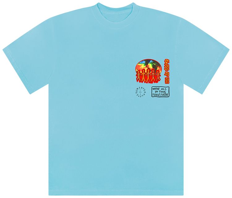 Cactus Jack by Travis Scott Class Of 2020 T Shirt Sky