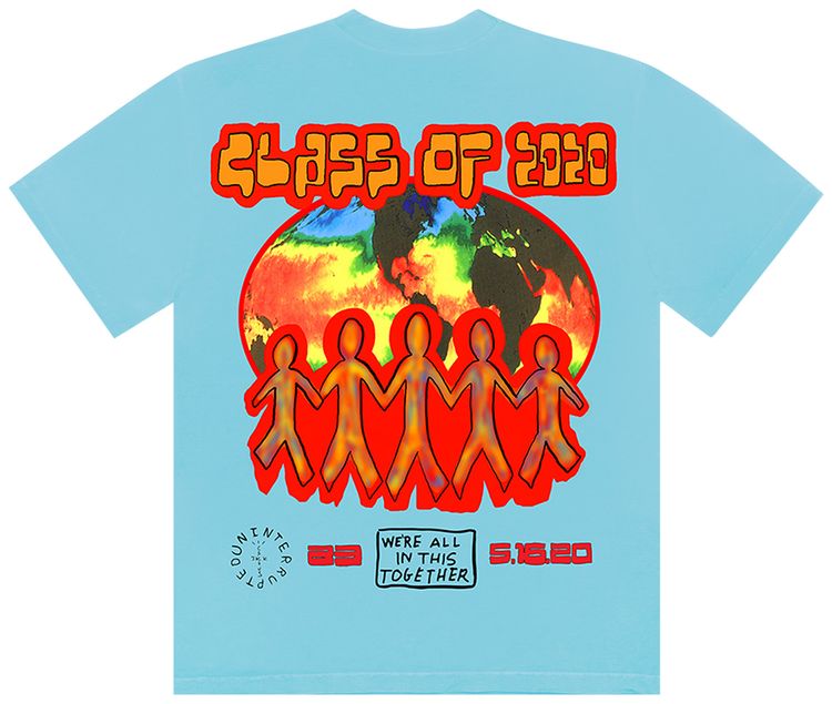 Cactus Jack by Travis Scott Class Of 2020 T Shirt Sky