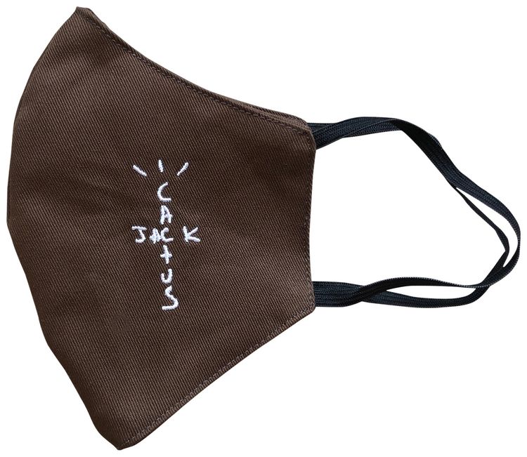 Cactus Jack by Travis Scott Face Mask Brown