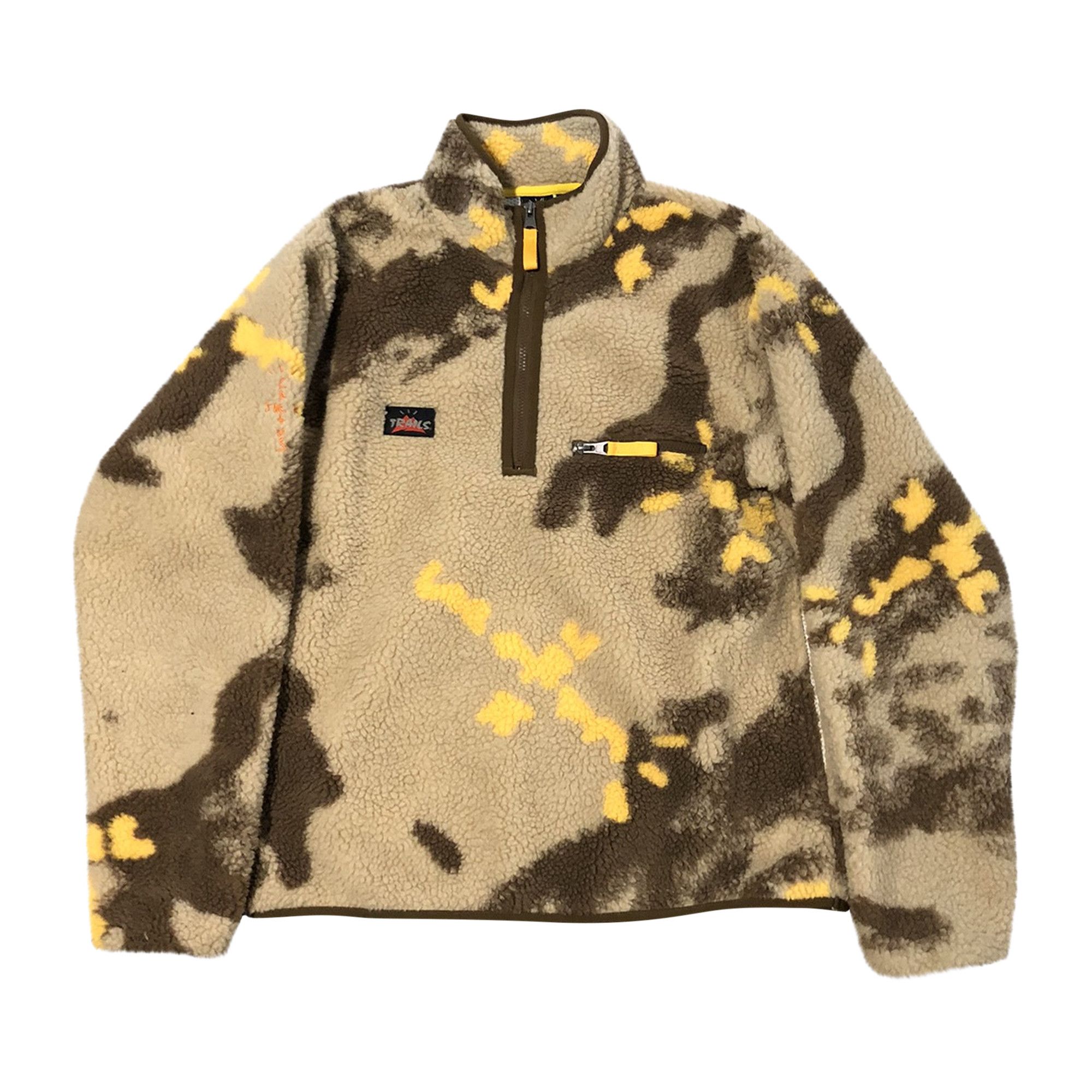 Yellow sherpa pullover clearance