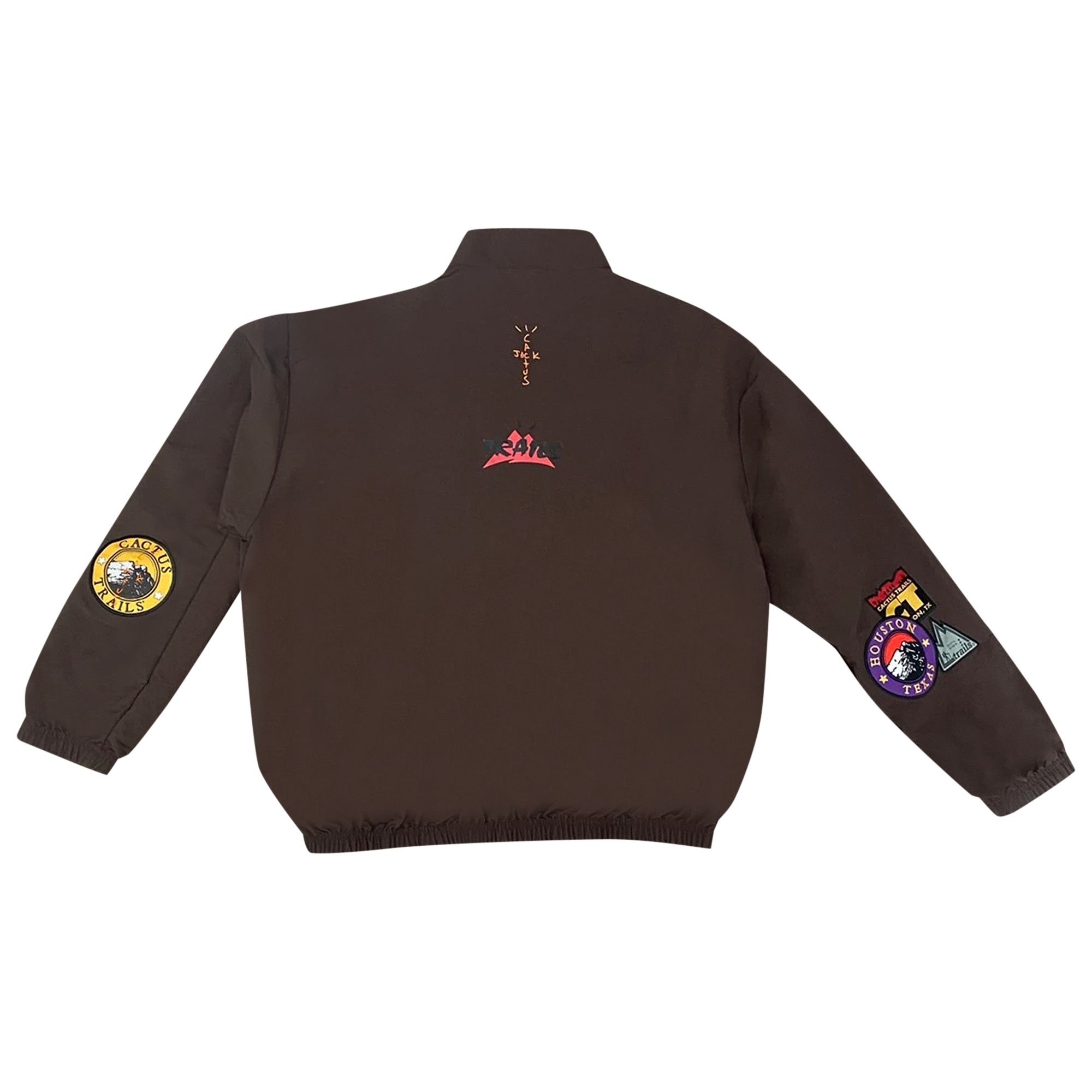Buy Cactus Jack by Travis Scott Cactus Trails Half Zip Windbreaker Brown CJNT OP12 BROW GOAT NL