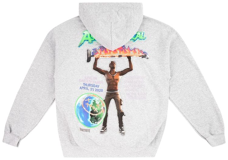 Cactus Jack by Travis Scott Astro Hoodie Grey