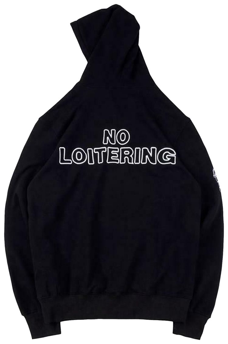 Cactus Jack by Travis Scott No Loitering Hoodie Black