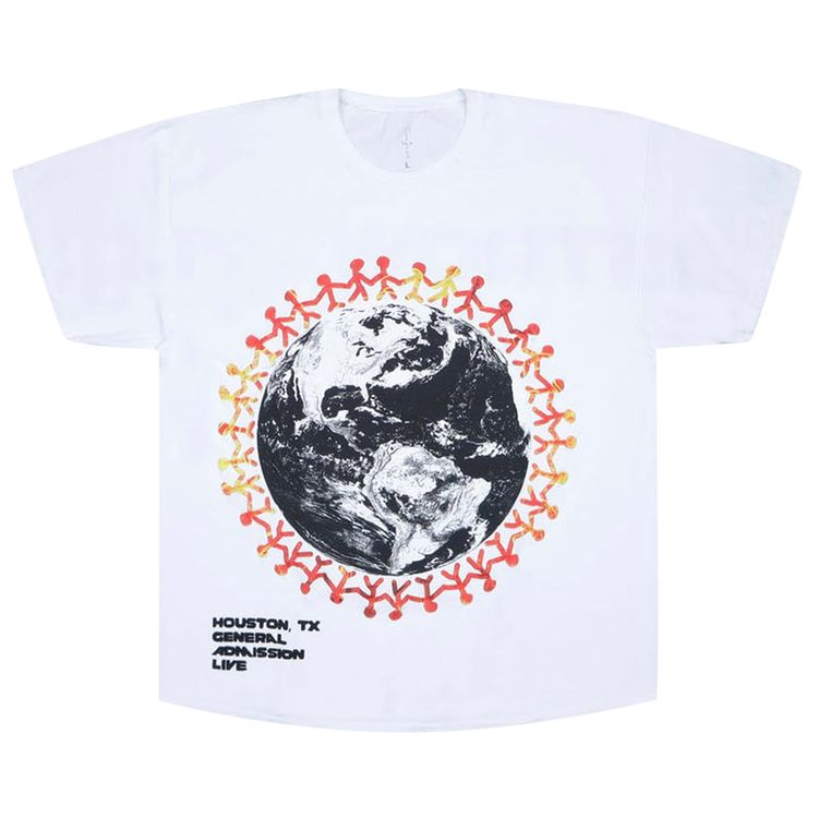 Cactus Jack by Travis Scott Around The World T Shirt White