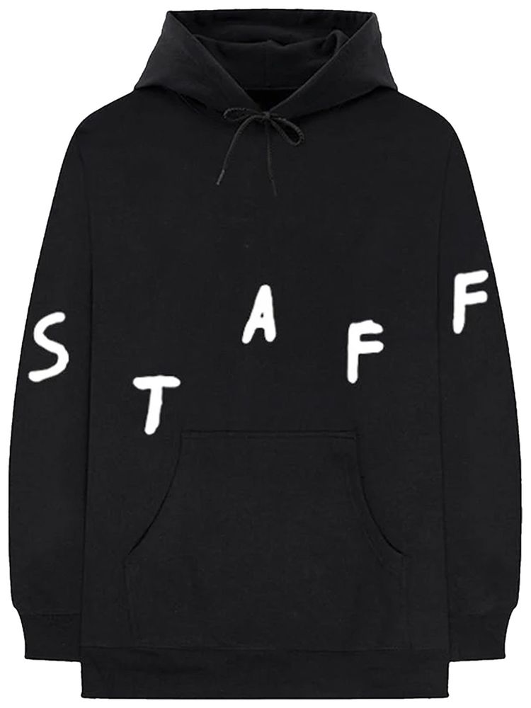 Cactus Jack by Travis Scott Astrofest 2019 Staff Hoodie Black