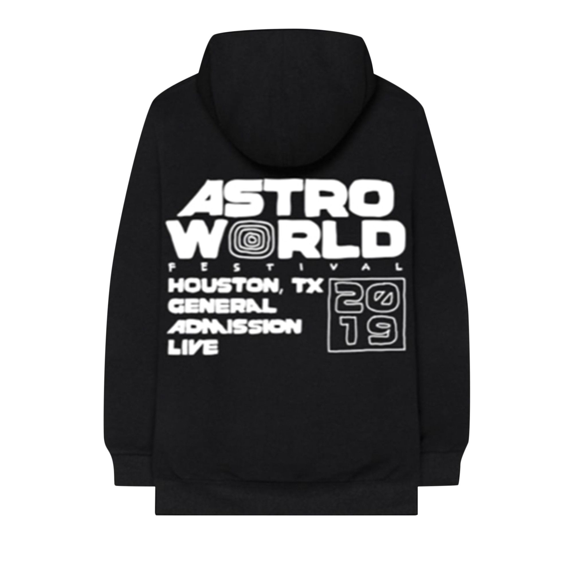 Buy Cactus Jack by Travis Scott Astrofest 2019 Staff Hoodie 'Black