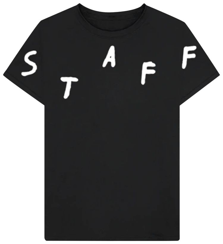 Cactus Jack by Travis Scott Astrofest Staff 2019 T Shirt Black