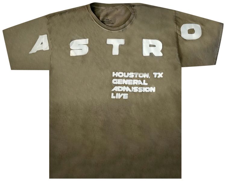 Cactus Jack by Travis Scott Flaming TV T Shirt Green