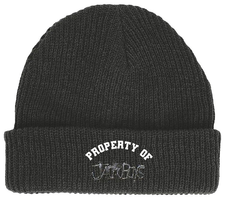 Cactus Jack by Travis Scott JACKBOYS Property Of Beanie Black