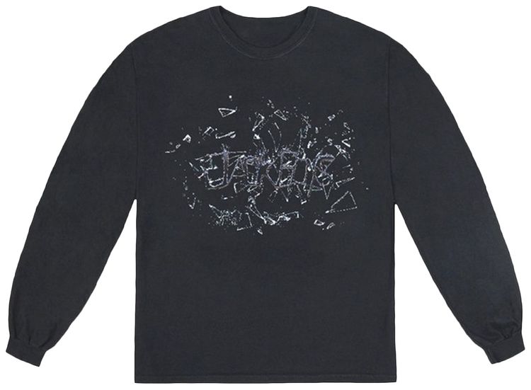 Cactus Jack by Travis Scott JACKBOYS Shatter Long Sleeve T Shirt Black
