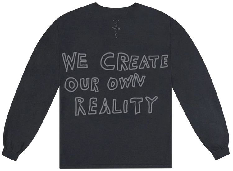 Cactus Jack by Travis Scott JACKBOYS Shatter Long Sleeve T Shirt Black