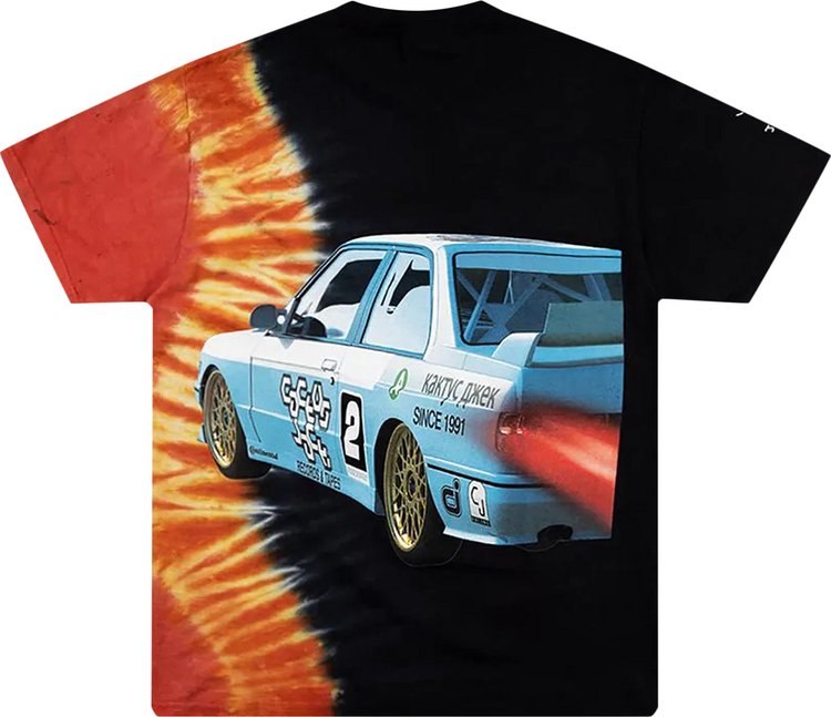 Cactus Jack by Travis Scott JACKBOYS Racing T Shirt Tie Dye