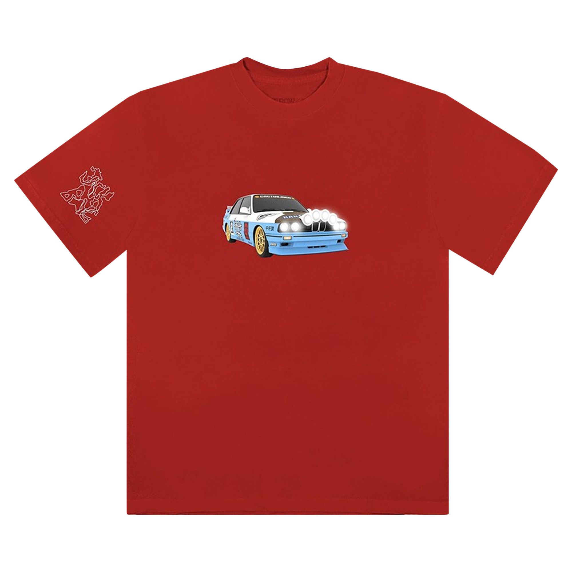 Buy Cactus Jack by Travis Scott JACKBOYS Vehicle T-Shirt II 'Red