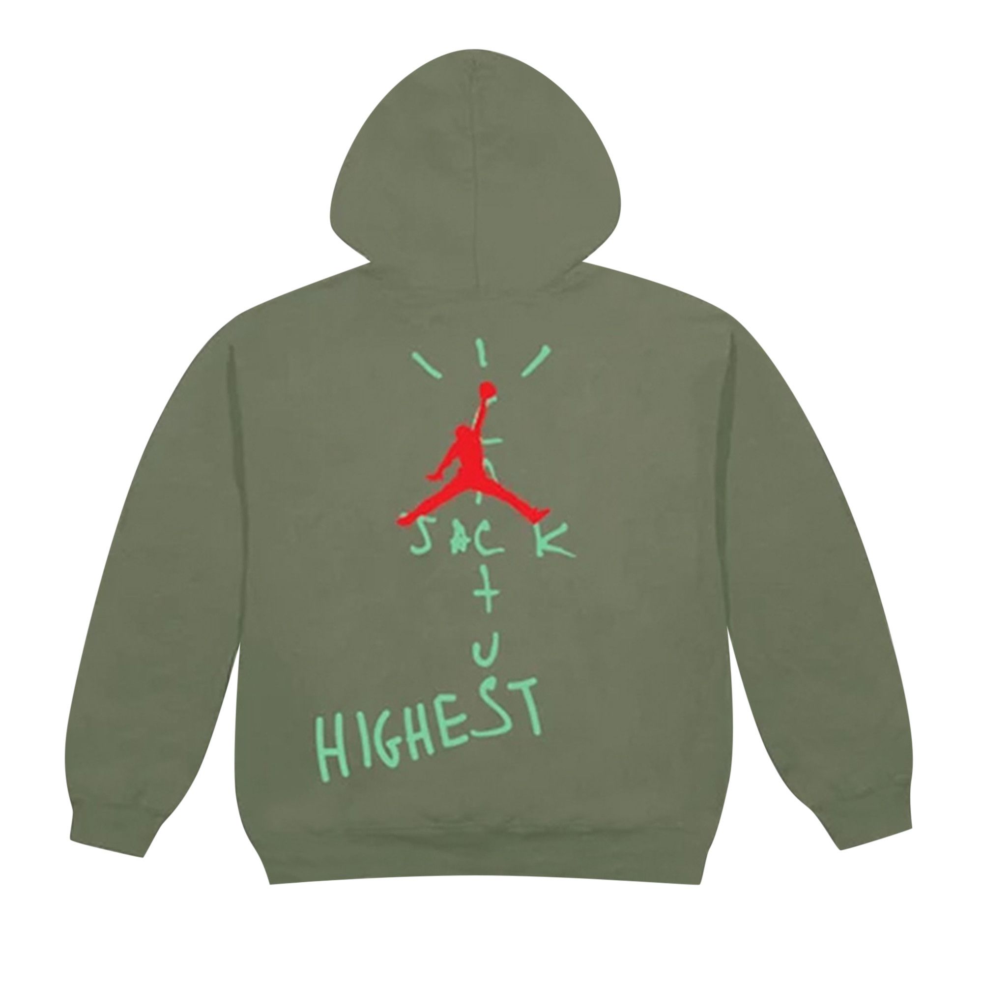 Buy Cactus Jack by Travis Scott x Air Jordan Highest Hoodie Green 1945 1FW190106AJHH GREE GOAT