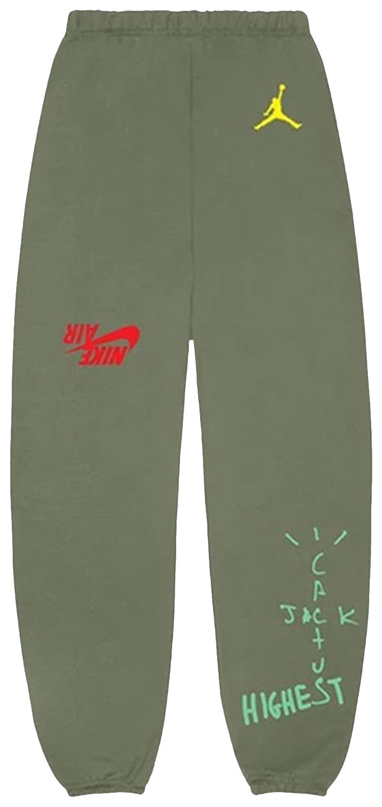 Cactus Jack by Travis Scott x Air Jordan Highest Sweatpant Green