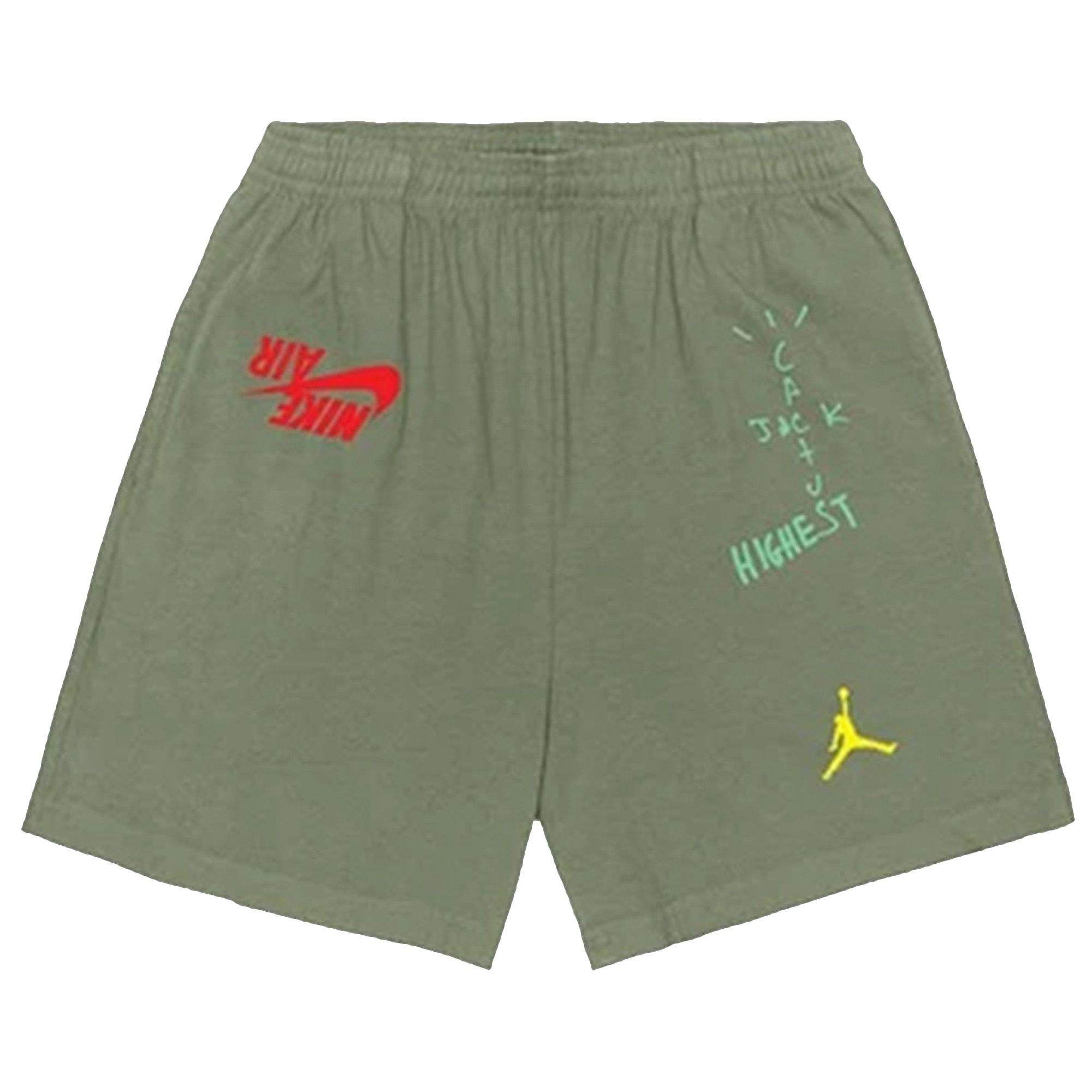 Size xl Cactus Jack by Travis Scott x Air Jordan Highest Sweatshort 'Green'