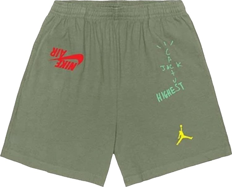 Cactus Jack by Travis Scott x Air Jordan Highest Sweatshort Green