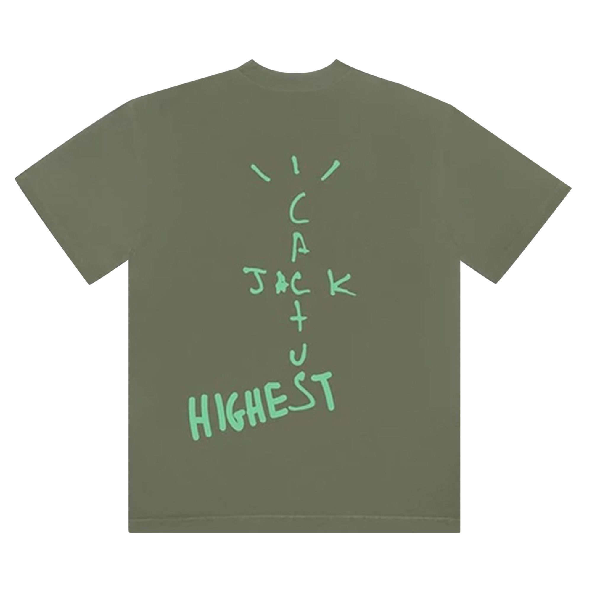 Buy Cactus Jack by Travis Scott x Air Jordan Highest T Shirt Green 1945 1FW190103AJHT GREE GOAT