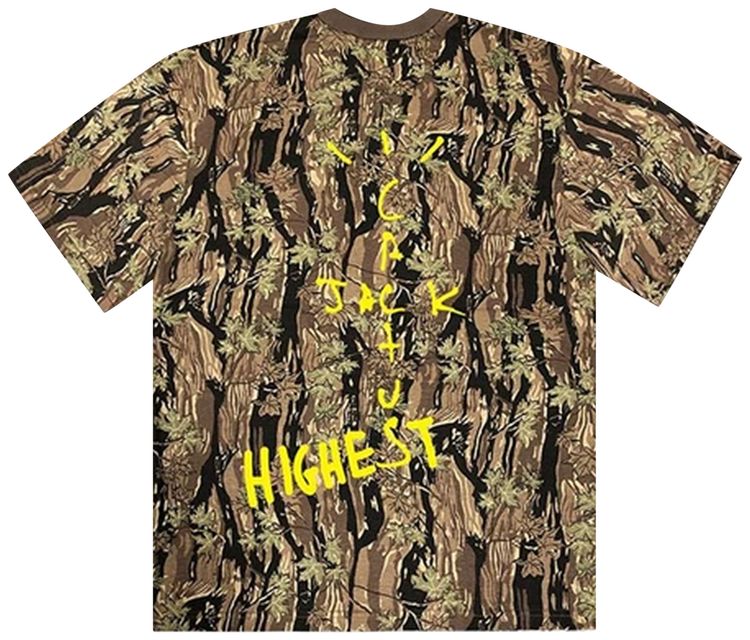Cactus Jack by Travis Scott x Air Jordan Highest T Shirt Camo