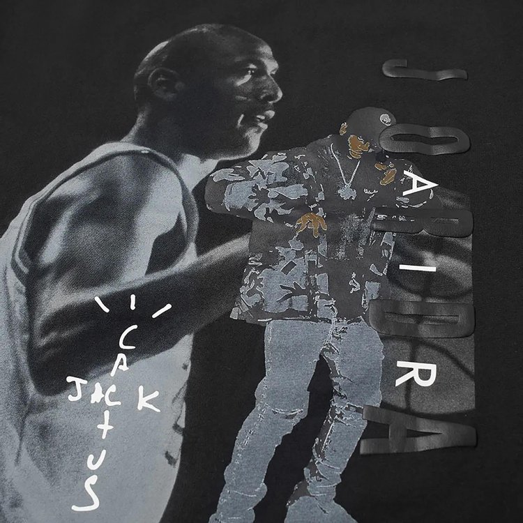 Cactus Jack by Travis Scott x Air Jordan T Shirt Black