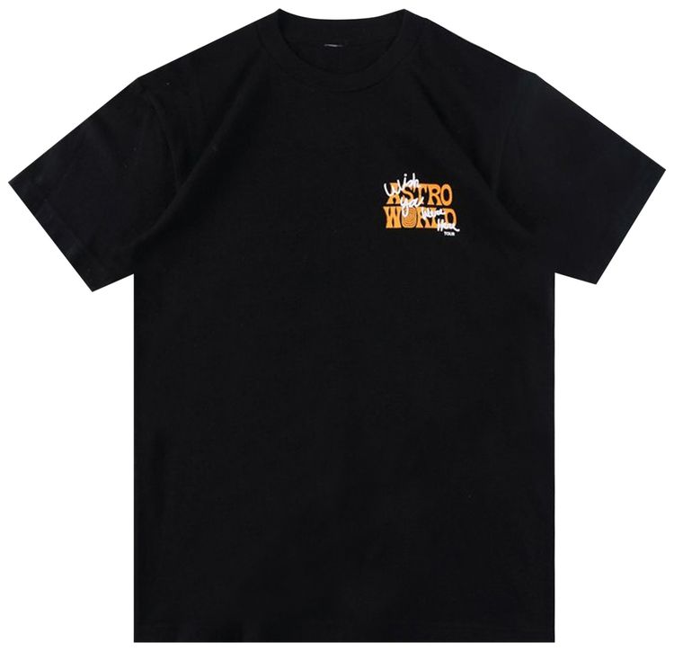 Cactus Jack by Travis Scott Astroworld Houston Exclusive T Shirt Black
