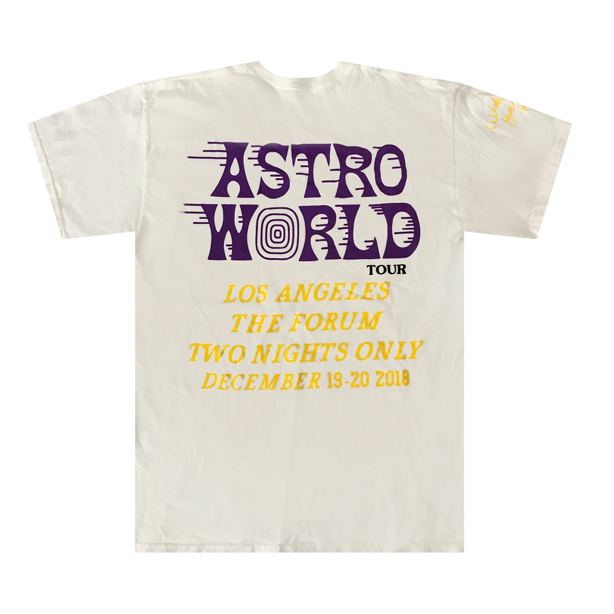 Buy Cactus Jack by Travis Scott Astroworld LA Exclusive T-Shirt