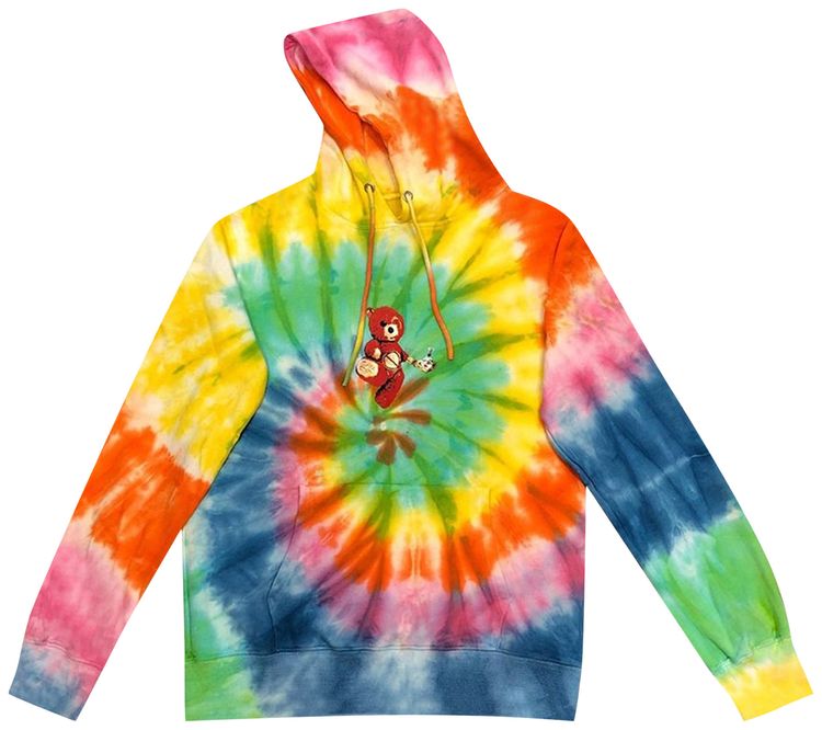 Cactus Jack by Travis Scott Astroworld Tour Skipping Bear Hoodie Tie Dye
